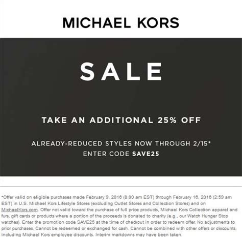 michael kors canada promo code|michael kors extra discount code.